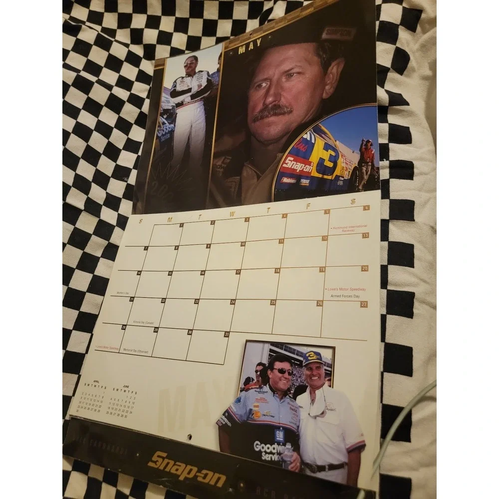 Dale Earnhardt Snap-On Tools 2000 Millennium Edition Calendar  RCR...